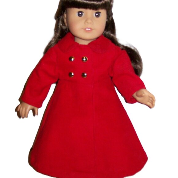 Handmade Other - NWOT- Red Full-Length Coat- Handmade for American Girl Dolls